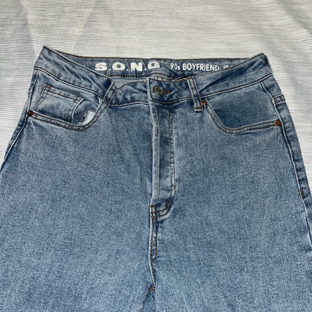 Boyfriend Jean, Aesthetic With cut Ankle, Basic Clothes,